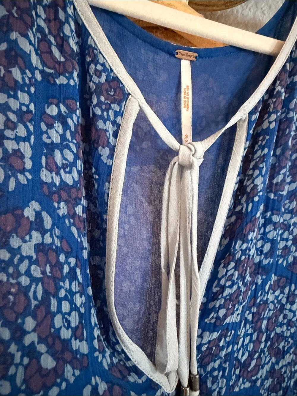 Free people peplum flowy tank top shirt sz S